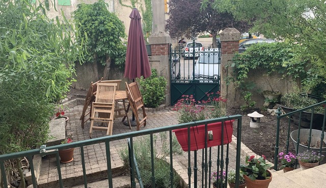 renovated village gitte on a canal with views of the town square