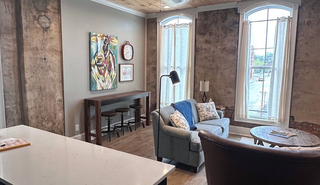 Renovated historic apartment in Hopkinsville near trails, shops, and dining.
