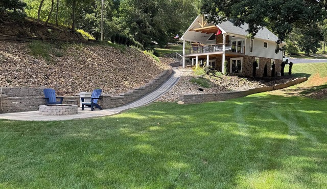 Renovated lake house on Claytor Lake with water access and boat dock