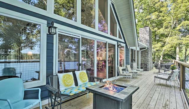 Renovated Lakeside Home w/Private Boat Dock!
