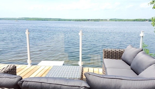 Renovated on HGTV Canada with a gorgeous boathouse deck