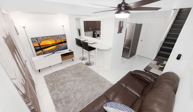 Renovated private basement suite apartment in East Toronto
