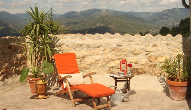 Renovated stone loft with panoramic terrace