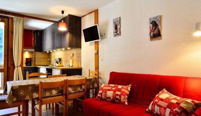 Renovated studio 4-5 pers. Montchavin, near slopes and shops, free parking