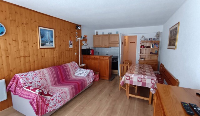 Renovated studio, 5 pers, near slopes, pets allowed