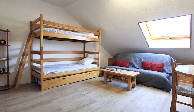 Renovated studio cabin near slopes, 4 pers.
