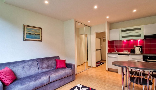 Renovated studio for 4, near slopes in Flaine