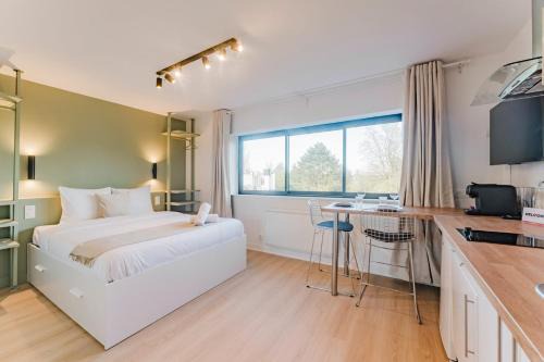 Renovated studio apartment in Marcq-en-Barœul