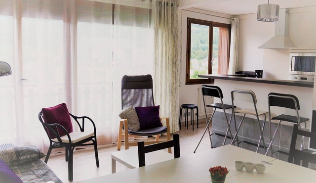 Renovated T3 Apartment in Barcelonnette Center, sleeps 6, balcony