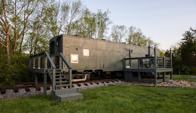 Renovated Train Car Tiny Home Near Smoky Mountains