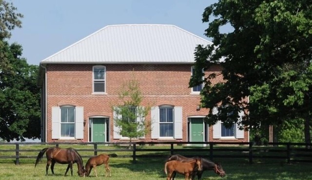 Renovated Train Station on Thoroughbred Horse Farm
