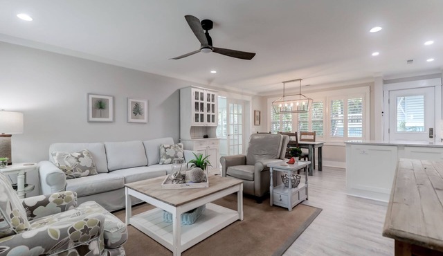Renovated, Very Modern Beach Home on Quiet Street, Close to Beach & Marina!