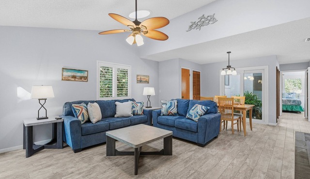 Renovated Villa Steps from the Beach + Pools & Privacy 🌿