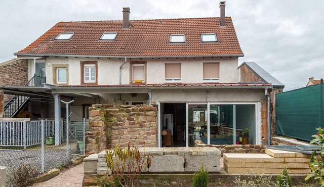 Renovated village house with enclosed garden
