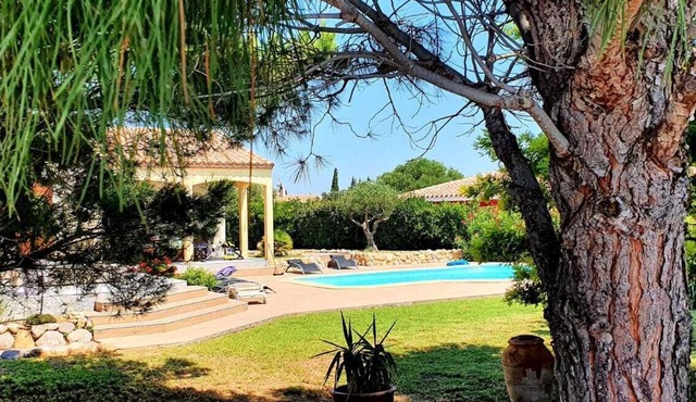 rent house with swimming pool near the sea