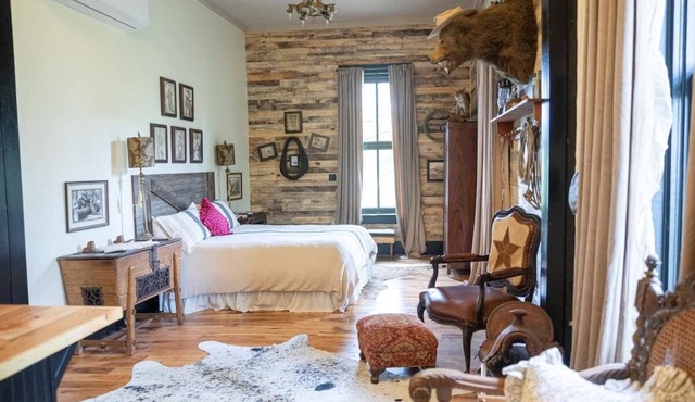 Rent the 10,000 sq. ft historic 1887 Beard and Lady Inn surrounded by the Ozarks