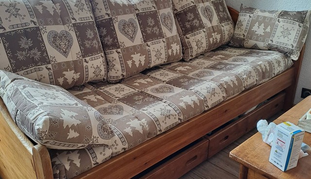 Rental apartment Pieds pistes 2 rooms 30m2-6pers Reberty 1850 separate bedroom