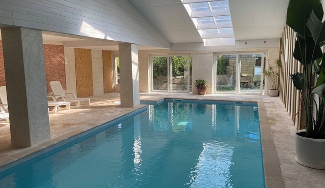Rental house with pool sauna