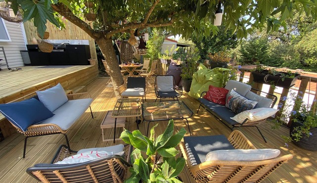 Rental St tropez Gassin luxury bungalow 6pers