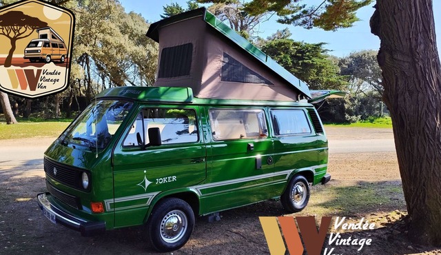 Rental VW COMBI T3 fitted out vintage motorhome in Les Sables d'Olonne 85
