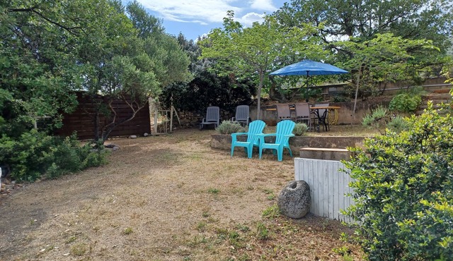 rental with sea view on the ground floor of villa, 200m from Bodr beach