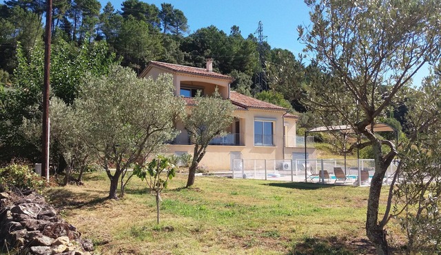 Renting a villa with private pool in the country.