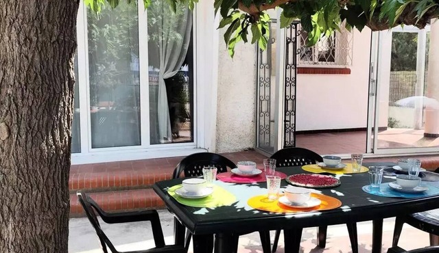 Residence 6Apr41-canet En Roussillon - House T4 ground floor air conditioned beautiful shaded terrace 6AVR44