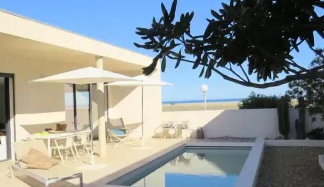 Residence 8ertar7-le Barcares - Superb luxury villa private heated pool facing sea 8ERTAR7