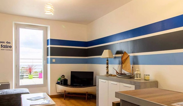 Residence De La Plage - 352 -T2 with stunning views of Cape Fréhel