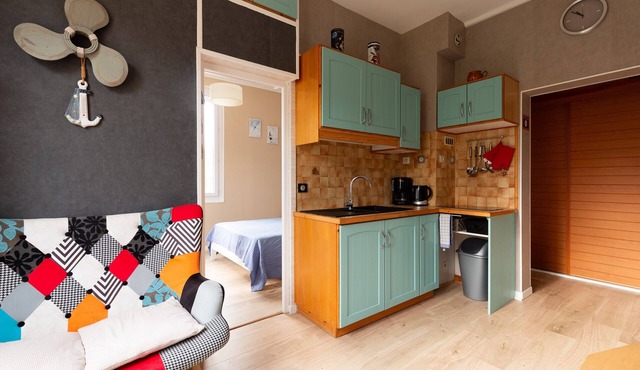 “Résidence Pleine Mer” Apartment with Sea View and Shared Garden