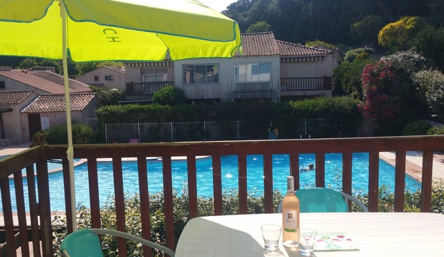 Residence Provençale Pool Parking WIFI 2 kms Sea Villeneuve Loubet 2 Rooms