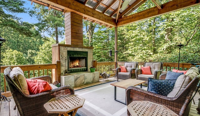 Resilience Road Cabin: pet friendly, walk to downtown Saluda, near hiking!
