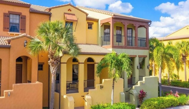 Resort home, walk to it all, swim in two lush resort pools.