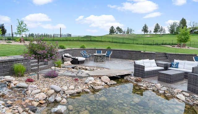 Resort like backyard