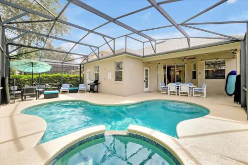 Resort Pool Spa Home Near Orlando Sleeps 10