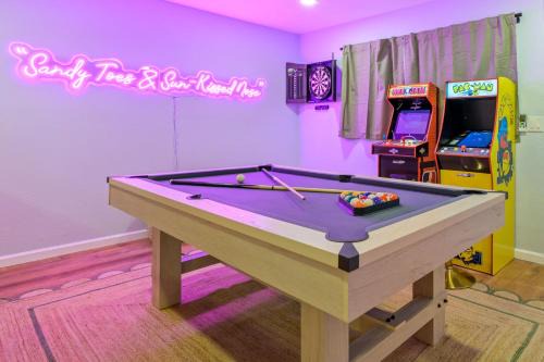 Resort Style Backyard Pool Movie Game Room