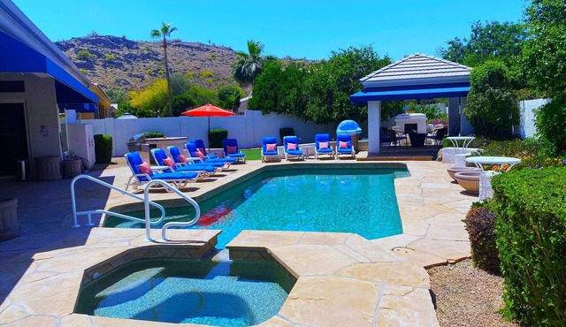Resort-Style Mountain View, Saltwater Pool & Spa, Near Spring Training & Golf.