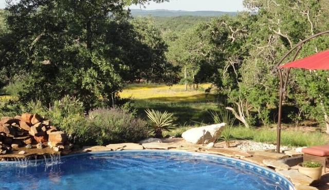 Resort Style S/W Home on 3 Acres. Views, Pool, Outdoor Fireplace