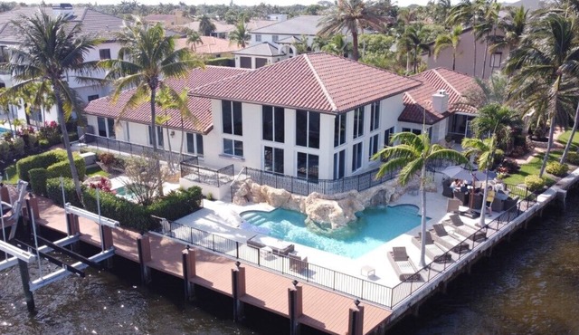 Resort style waterfront home on the intracoastal waterway!