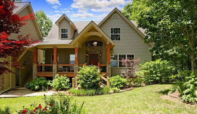 Respite Ridge - Game Room-Fireplace-Stunning View