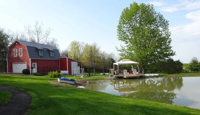 Rest and relax- great view of Hemlock hills and surrounding area.