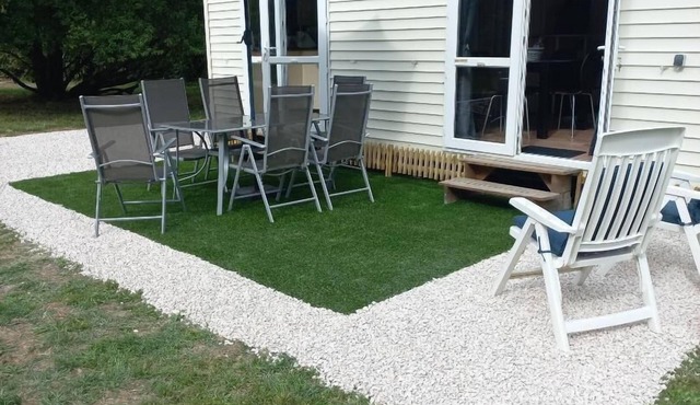 Rest and relaxation nestled in a green setting