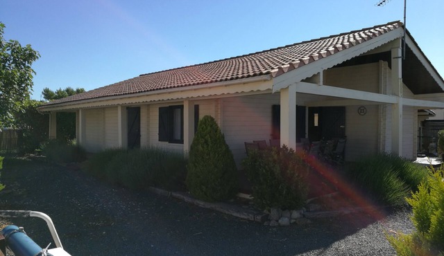 Rest assured in a charming wooden house .