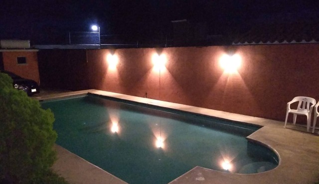 Rest house with pool for you to enjoy with your favorite forgives.
