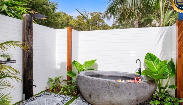 Rest - Pet Friendly with Outdoor Bath - 3 Mins Walk to Beach