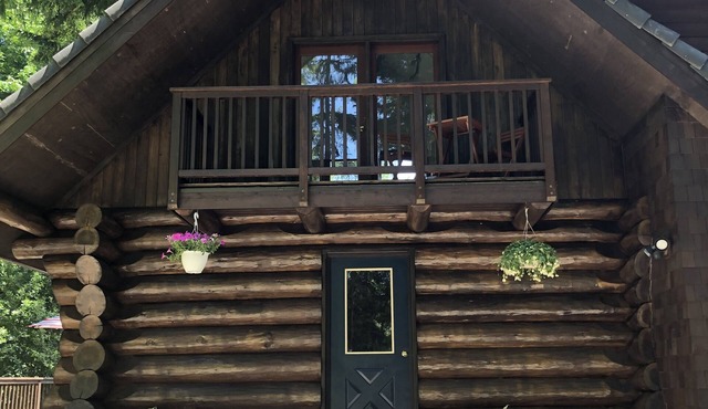 Rest, relax and recharge at this amazing log cabin