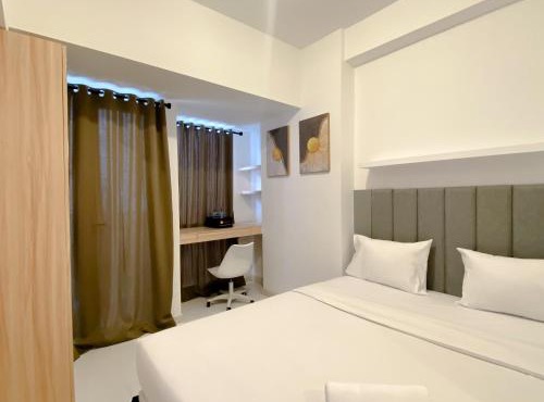 Restful and Good Deal Studio at Tokyo Riverside PIK 2 Apartment By Travelio