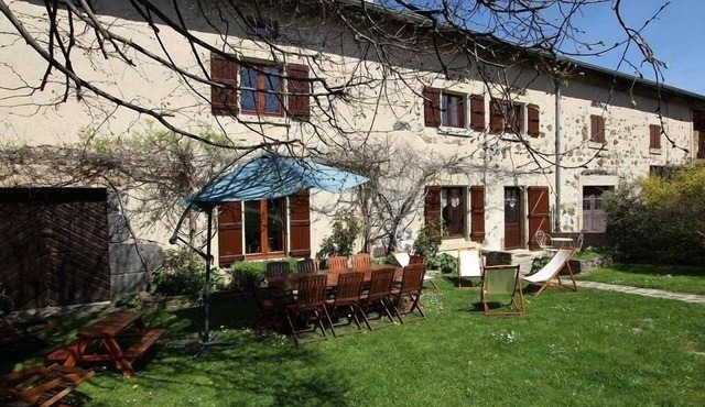 Restored farmhouse with enclosed garden and terrace, near Puy en Velay