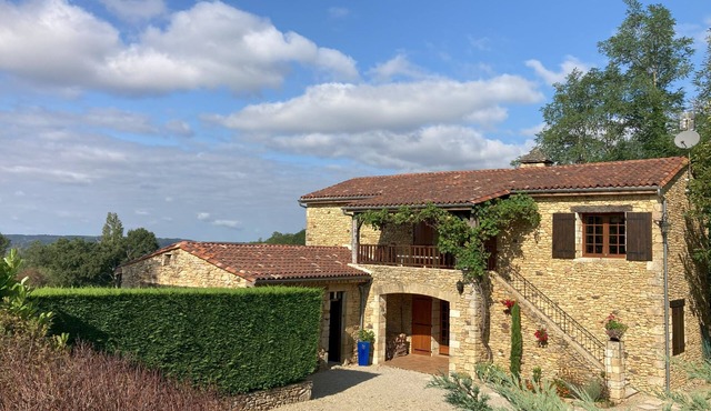 Restored Stone Barn With Superb View
