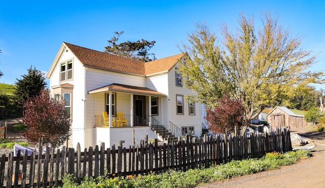Restored 150 Year-Old Farmhouse at Stemple Creek Ranch